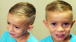 HOW TO CUT BOYS HAIR  Trendy boys haircut tutorial [upl. by Alyks]