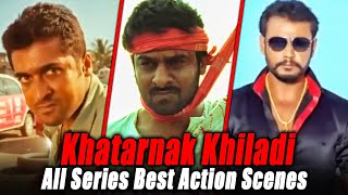 Khatarnak Khiladi All Series Best Action Scenes  Prabhas Suriya Darshan Silambarasan [upl. by Amiel]