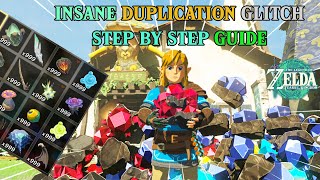 BEST ITEM DUPLICATION GLITCH in Tears of The Kingdom All versions  BROKEN FAST and INSANELY EASY [upl. by Ainehta]