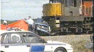 Horrific Eight Days On NZs Level Crossings TVNZ News 1996 [upl. by Chaffee]