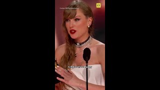 Taylor Swifts Grammy speech [upl. by Nigem]