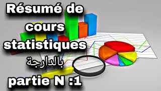 Résumé de cours statistiques partie 1 avec exemple de Td deuxième méthode [upl. by Annissa]