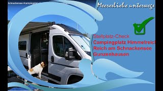 Das Himmelreich Wohnmobilstellplatz Reich am Schnackensee campingplatz angelparadies gunzenhausen [upl. by Simaj]