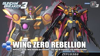 PS4 Gundam Breaker 3  Wing Zero Rebellion [upl. by Rennerb]