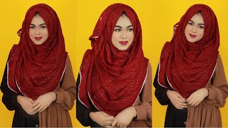 Hijab Tutorial with Dupatta Orna  MUNA [upl. by Suitangi]