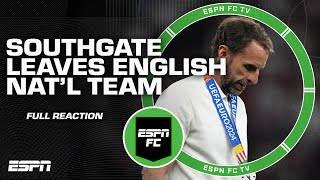 Gareth Southgate announces departure from the England National Team REACTION  ESPN FC [upl. by Merrill]