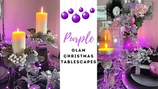 GLAM CHRISTMAS TABLESCAPE 2022  GLAM CHRISTMAS CENTREPIECE DIYS [upl. by Simpkins407]