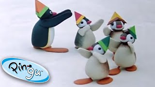 Pingu and Pinga Play at the Kindergarten  Pingu Official  1 Hour  Cartoons for Kids [upl. by Yukio101]