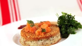 Recette du moelleux quotfaçon cheese cakequot au saumon fumé par Eric Léautey [upl. by Candyce826]