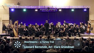 Divertimento for Orchestra – 5 Turkey Trot  Leonard Bernstein Arr Clare Grundman [upl. by Katushka]