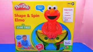 Play doh ELMO von der Sesamstrasse hilft beim Formen Farben und zählen lernen Unboxing [upl. by Bird]