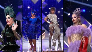 Canadas Drag Race vs The World ALL ENTRANCES [upl. by Notsehc545]