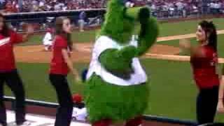 Philly Phanatic Getting Down 9808 [upl. by Tullusus]