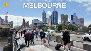 Melbourne City in November Spring Walking Tour 4k [upl. by Amanda]