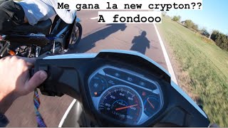 Honda Wave S vs yamaha new crypton🔥 DUELO DE 110 cual va más rápido Prueba de gps también [upl. by Ylehsa543]