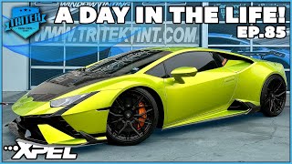 XPEL PPF For Huracan Tecnica  Shop Updates  DAY IN THE LIFE EP 85  Tritek Window Tinting Dallas [upl. by Ativoj687]