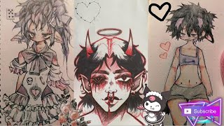 ♡♡ ALT Drawing  TikTok Compilation 1 ♡♡ [upl. by Razec]