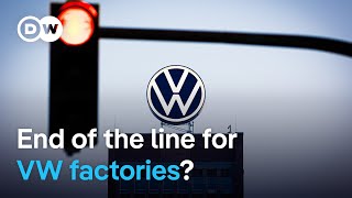 Will Volkswagen have to close factories to avoid sales slump  DW News [upl. by Saalocin176]