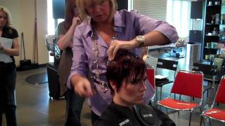 Short Haircut Demonstration from Salon01 [upl. by Aggy538]