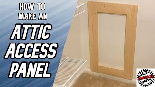 How to Make an Attic Access Panel [upl. by Bathsheeb]