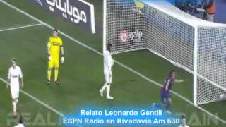 Barcelona vs Real Madrid 22 Cuartos de Final Vuelta Copa del rey 201112 Los goles [upl. by Oznole]