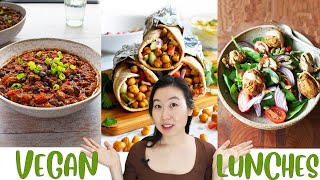 4 QUICK amp EASY VEGAN LUNCH RECIPES   VEGANUARY [upl. by Yznil811]