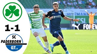 Greuther Fürth VS SC Paderborn 11 Highlights  Bundesliga 20242025 [upl. by Yrokcaz]