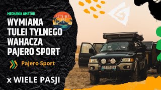 Wymiana tulei tylnego wahacza wzdłużnego Pajero Sport 1 [upl. by Gleeson93]