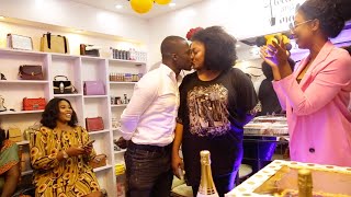 Zionfelixs Girlfriend Minalyntouch Opens Makeup Shop  Salinko amp wife Benedicta Gafah Others [upl. by Skyler611]