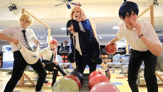 Chainsaw Man Bowling IRL  ft itsKingChris  JuliaStunts  StellaChuu  and kawaiiqueen [upl. by Limay]