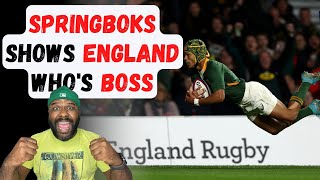 England vs Springboks 2022 Review [upl. by Eylatan876]