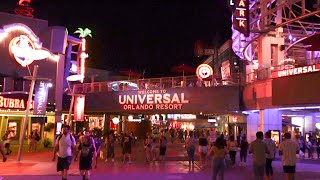 How Universal Orlandos City walk crowds looks like at night during Grad Bash 2024 [upl. by Copp]