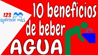 Los 10 beneficios de beber AGUA Vídeo para NIÑOS [upl. by Macey]