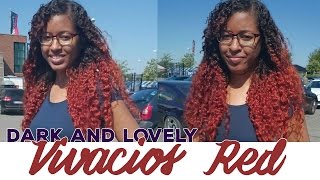 Dyeing My Hair with Dark and Lovelys Vivacious Red [upl. by Reynolds]