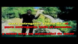 MANANTIAL DE AMOR KARAOKE BINOMIO DE ORO [upl. by Arotahs]