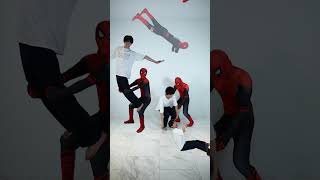 ISSEI funny video 😂😂😂 BODY PUZZLE with Spidermaaaaaaan [upl. by Garceau428]