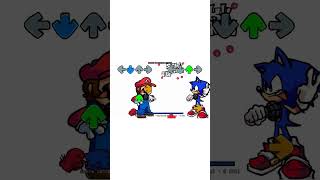 FNF MARIO VS SONIC  OCCASIONAL RIVALRY shorts [upl. by Janerich]