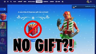 If You Do THIS You Get NOTHING In Fortnites FREE Gift Today BROKEN Winterfest Gift [upl. by Hauhsoj]