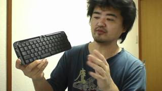 Bluetooth mobile keyboard for iPhone  iPad モバイル折りたたみキーボード [upl. by Stannwood]