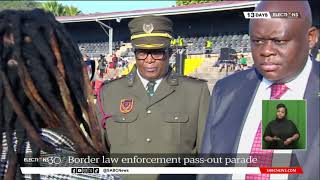 BMA Parade  Inaugural passout parade for 400 border guards Njabulo Nzuza [upl. by Ellerihs]