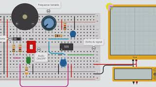 CIPAD 30 Comment réaliser un générateur dondes carrées à fréquence variable dans TinkerCad [upl. by Irakab516]