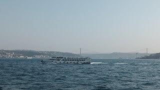 Cruise across BosphorusKarakoy to Kadikoy morning ferry trip [upl. by Satsoc]