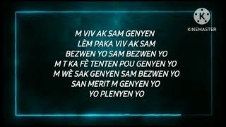 MGVIBE X babyfel7953 pasyans lyrics video [upl. by Haldeman]