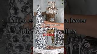 3 FORMAS😱 DE HACER PINOS ELEGANTES🎄shortsvideo [upl. by Wurst]