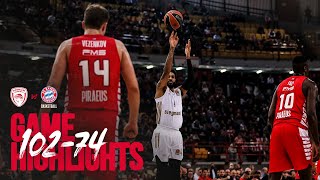 FC Bayern München Highlights  Olympiacos  FCBB 10274  EuroLeague 2223  28 Spieltag [upl. by Shaylynn]