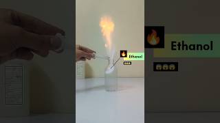 Combustion of Ethanol Experiment shorts ytshorts experiment [upl. by Nnyledam]