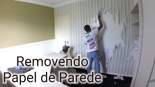 Como retirar Papel de Parede Fácilrdkpinturas [upl. by Pillsbury320]