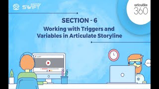 27 Articulate Storyline 360 Working with Triggers and Variables  Adding Variables [upl. by Huxham]