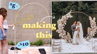 DIYing wedding decor on a budget [upl. by Kienan]