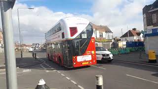 new route SL3 leaves Bexleyheath station for thamesmead [upl. by Mackay]